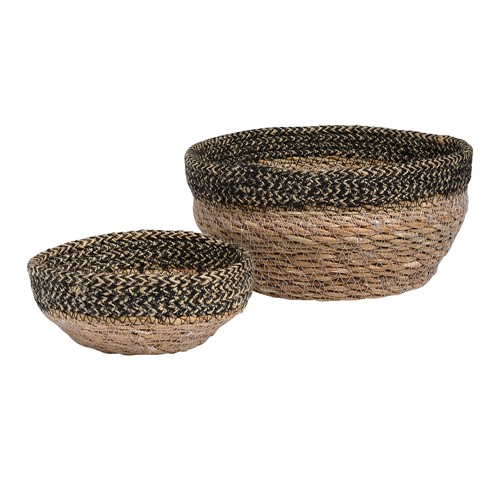 Set of Two Seagrass Baskets