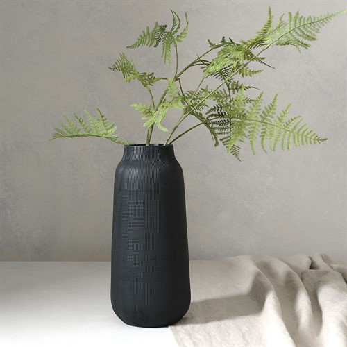 Black Clay Vase 35cm