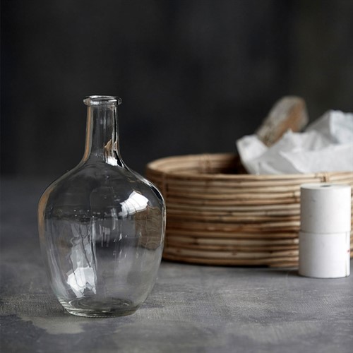 Bottle Vase Clear, Small