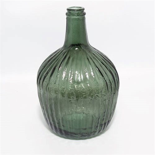 Rustic Bottle Neck Vase - Olive 30x20cm