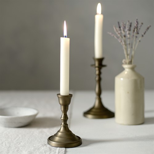 Hampton Candle Holder - Antique Brass - Medium