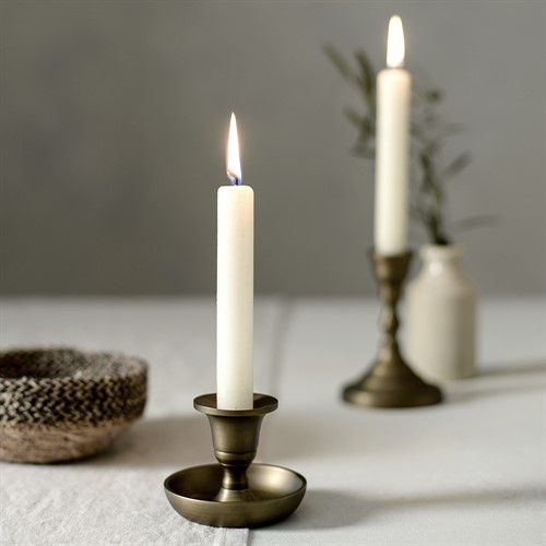 Hampton Candle Holder - Antique Brass - Small