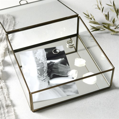 Glass and Metal Box Medium