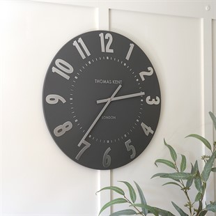 Mulberry Clock - Graphite Silver 51cm