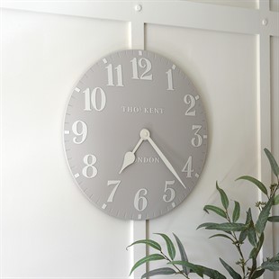 Arabic Wall Clock - Dove Grey 51cm