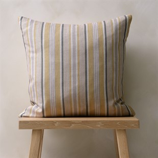 Whitendale Stripe Cushion 43x43cm - Mustard