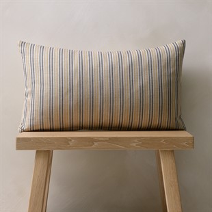 Narrow Stripe Cushion 30x50cm - Mustard