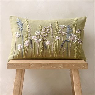 Wildflower Green Cushion 30x50cm