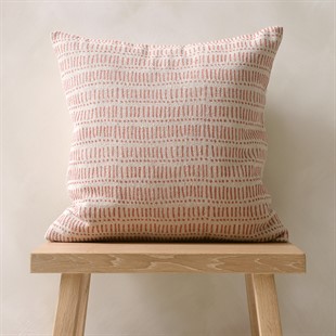 Lines and Dots Copper Cushion 45x45cm