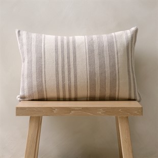 Lyra Stripe Grey Cushion 30x50cm