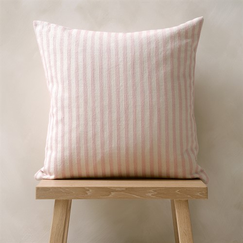 Harvey Stripe Blush Cushion 50x50cm