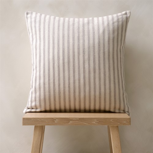 Harvey Stripe Grey Cushion 50x50cm