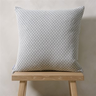 Fyn Geometric Sea Green Cushion 50x50cm