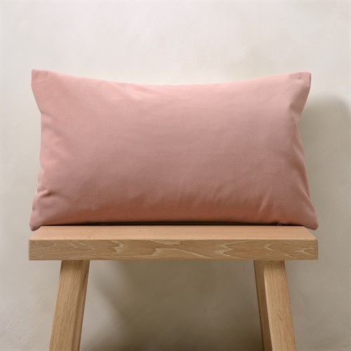 Blush Simple Velvet Cushion 30x50cm