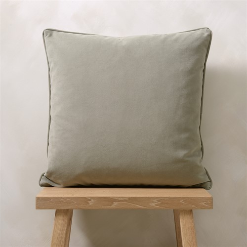 Lichen Piped Velvet Cushion 50x50cm