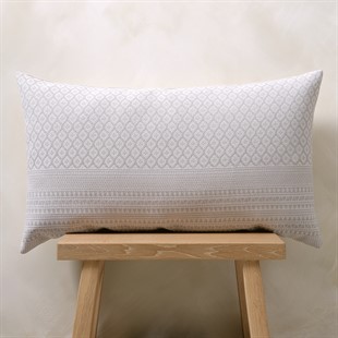 Grey Tile Cushion 68x40cm