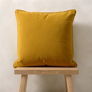 Simple Piped Cushion Dark Hay 50x50cm