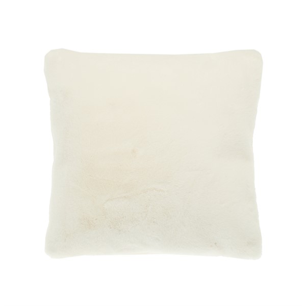 Polar Bear Faux Fur Cushion 43x43cm