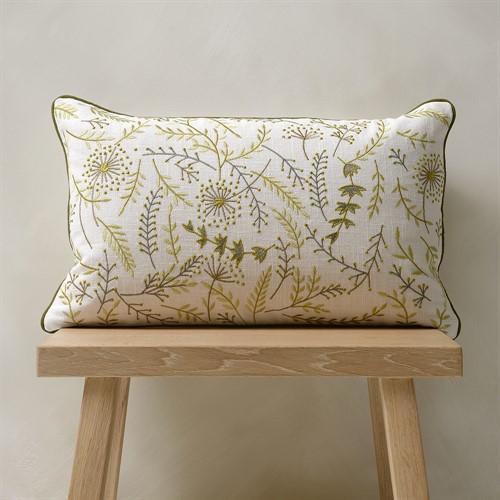 Meadow Sprigs Cushion Cream/Green 30x50cm