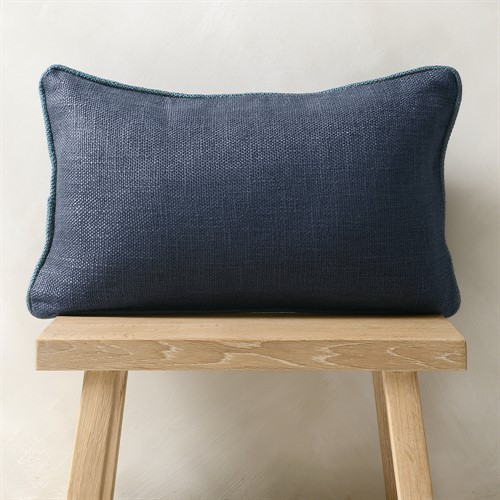 Kemble Piped Cushion Midnight Blue 30x50cm