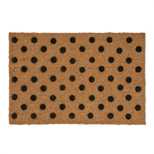 Dots Coir Doormat 60x40cm