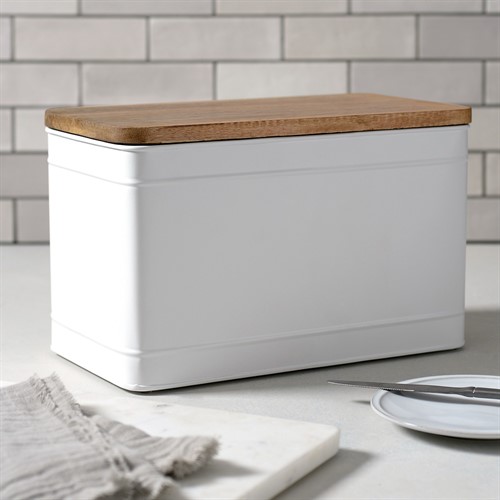 Bread Bin - Soft White