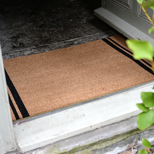 Coir Doormat - Stripes 60x90cm