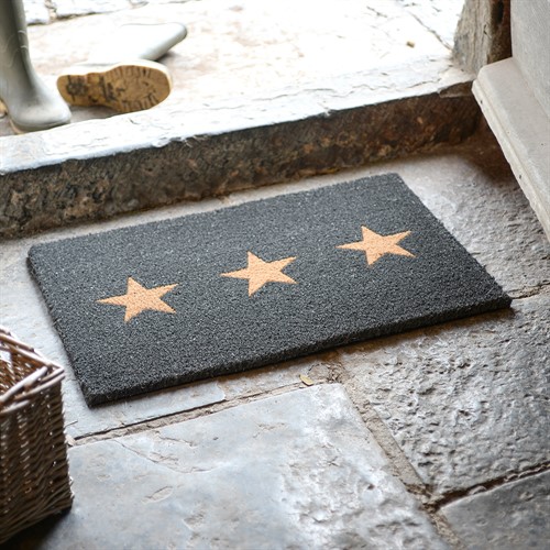 Coir Doormat - Stars 40x60cm