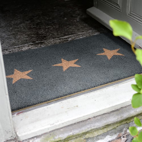 Coir Doormat - Stars 60x90cm