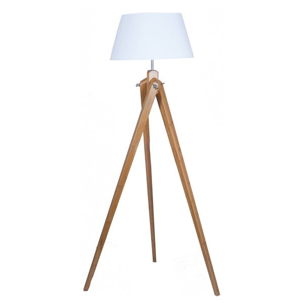 Natural Bamboo Tripod Lamp The Cotswold Company