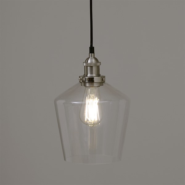 Madison Clear Glass Pendant - The Cotswold Company