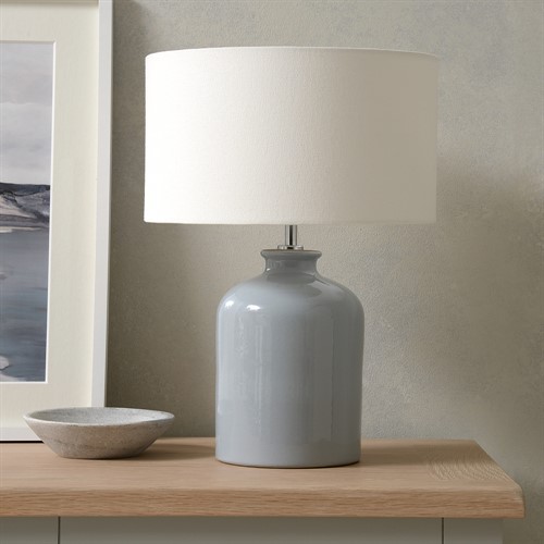 Dexter Pearl Blue Table Lamp