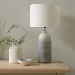 Wilby Ombre Ceramic Table Lamp - Blue and Grey