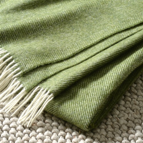 Herringbone Throw Apple