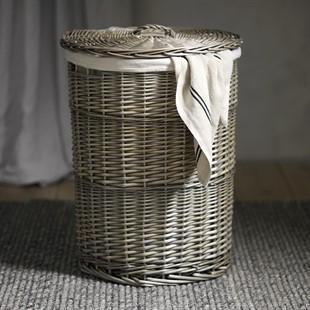 Large Lined Laundry Basket