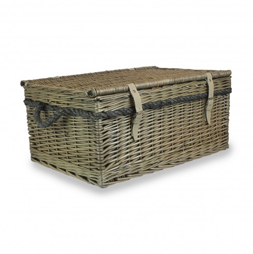 Antique Wash Rope Handled Trunk