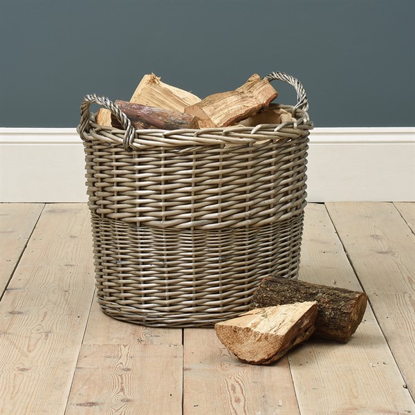 Extra Large Lined Wicker Basket - The Cotswold Company