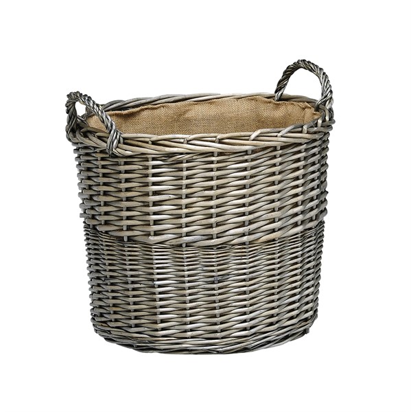 Extra Large Lined Wicker Basket The Cotswold Company