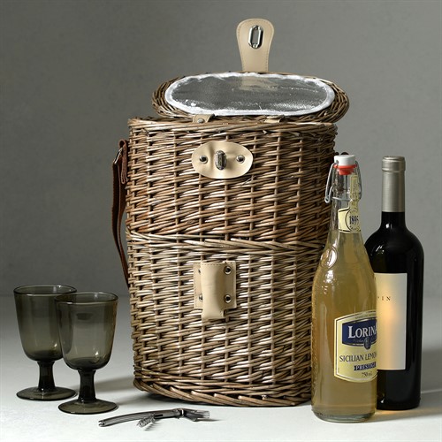 2 Bottle Chilled Carry Basket
