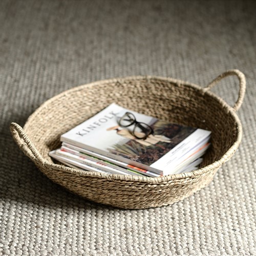Seagrass Round Tray - Large