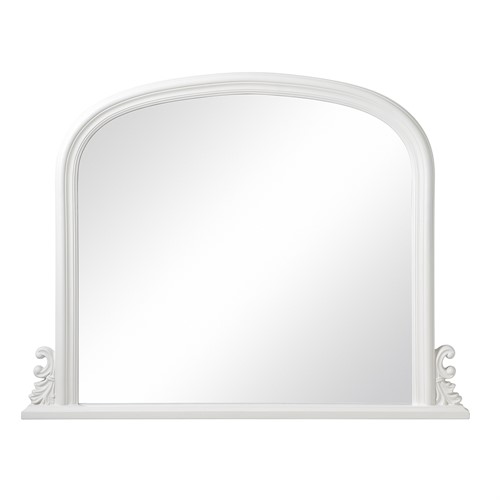 Moreton Overmantel Mirror - Warm White