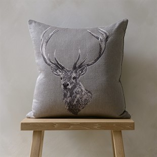 Stag Tapestry Cushion