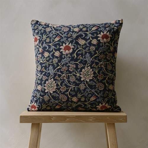 William Morris Evenlode - Blue Cushion