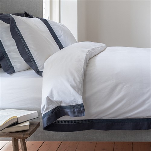 Hatherley Midnight Blue Superking Duvet Cover Set