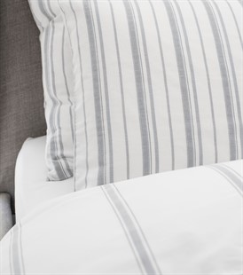 Broadwell Stripe Grey Double Duvet Cover Set