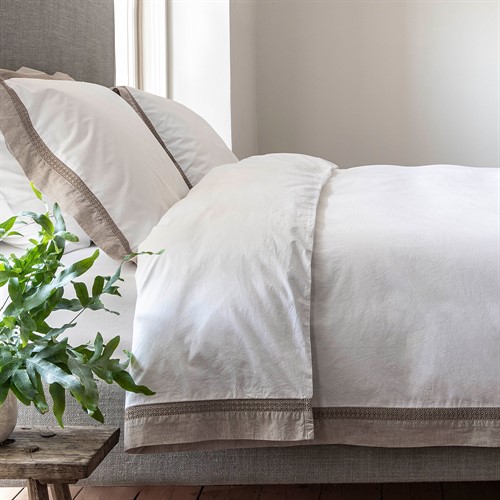 Hatherley Natural Double Duvet Cover Set