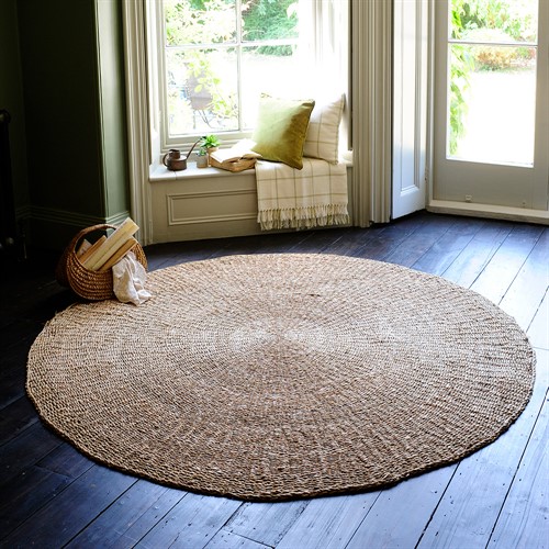 Woven Round Seagrass Rug