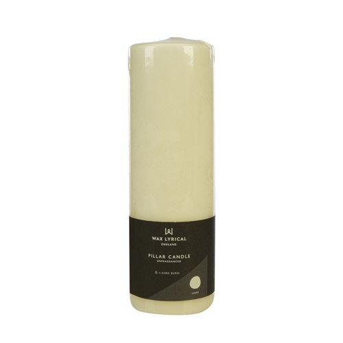 Pillar Candle 7x20cm Ivory Unscented