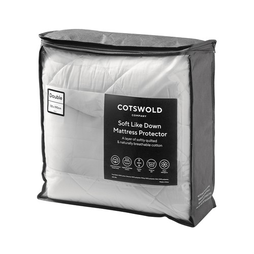 Soft Like Down Mattress Protector Double