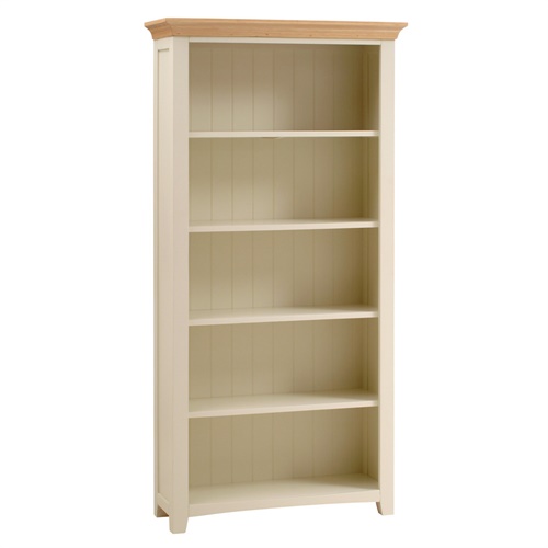 Beaufort Painted Large Painted Bookcase 5 Shelves The Cotswold Company